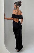 Elegante Maxi Jurk voor Dames met Open Rug en Vloerlengte – Comfortabele Lange Jurk voor Speciale Gelegenheden 2