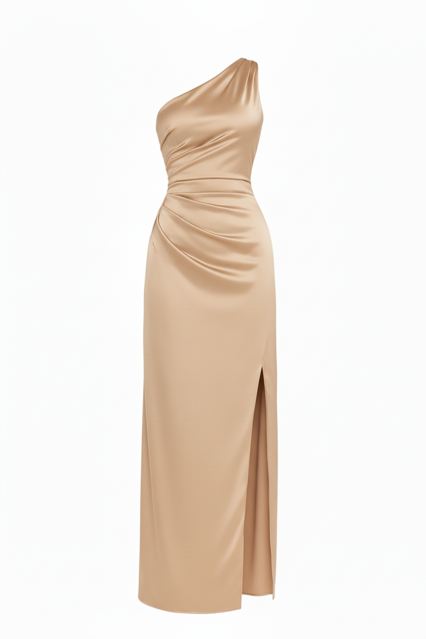 Elegante Maxi Jurk voor Dames met Vloeiend Silhouet