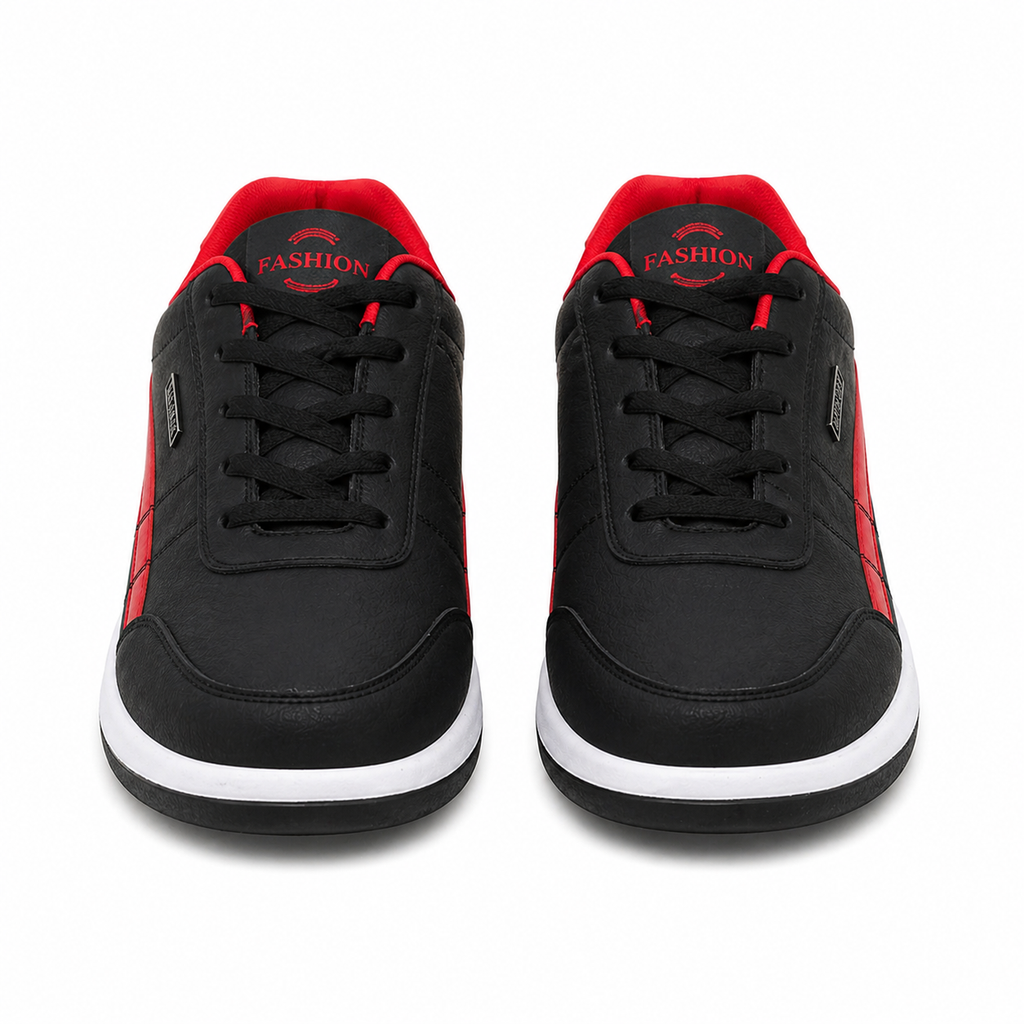 Heren Sneakers van Leer - Orthopedische Vrijetijdsschoenen met Antislip Zool en Gewatteerde Steunzool 4