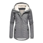 Lange Waterdichte Winterjas Dames met Capuchon en Warme Voering - Diverse Kleuren Beschikbaar 0