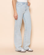 Lichtblauwe Bootcut Jeans met Voor- en Achterzakken – Verkrijgbaar in Diverse Lengtes voor Optimale Pasvorm 2