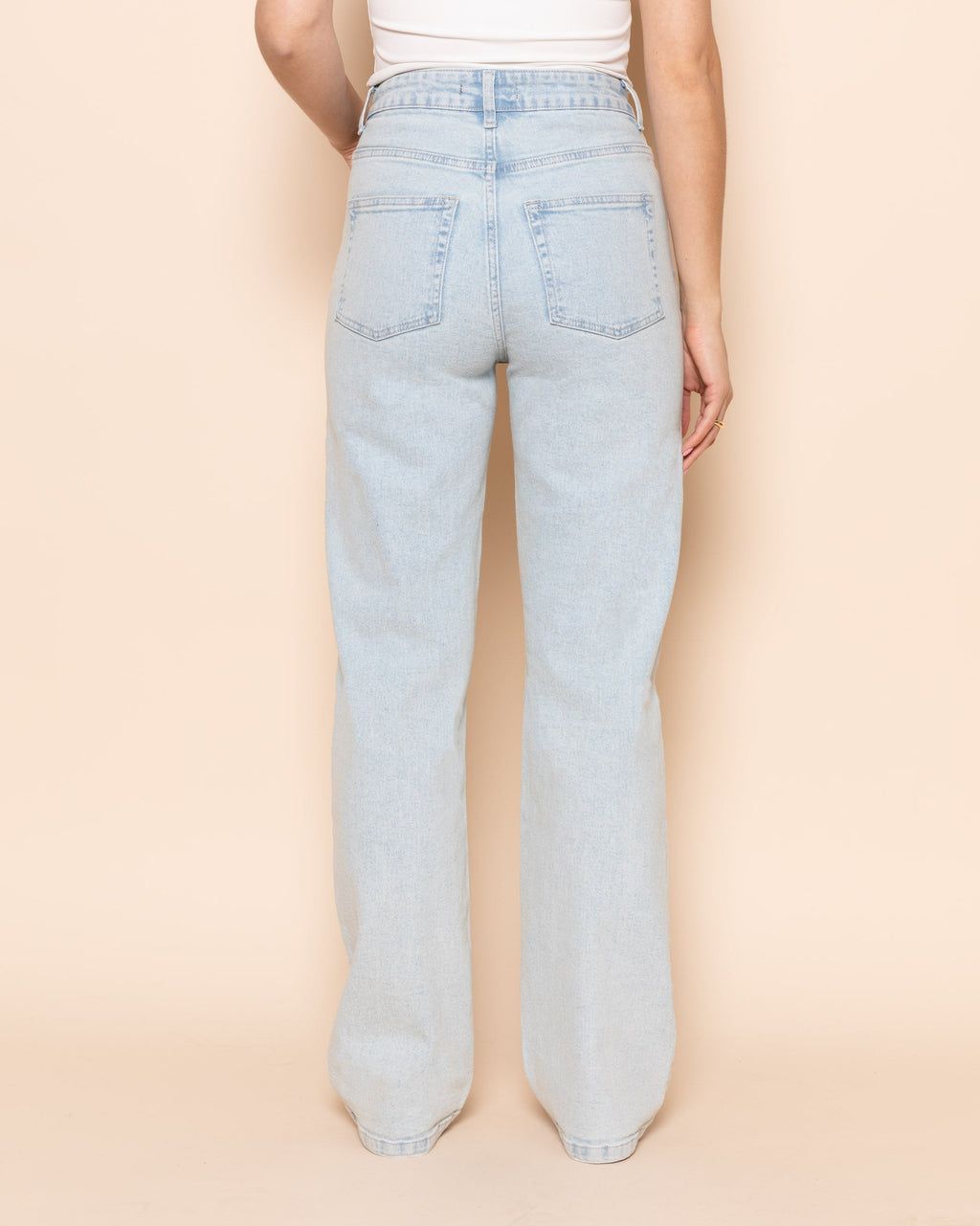 Lichtblauwe Bootcut Jeans met Voor- en Achterzakken – Verkrijgbaar in Diverse Lengtes voor Optimale Pasvorm 3