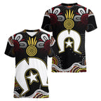 Men's 3D Printed Kangaroo Pattern T-Shirt – Short Sleeve V-Neck Casual Tee, Lightweight Fabric, Available in Multiple Sizes 7