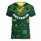 Men's 3D Printed Kangaroo Pattern T-Shirt – Short Sleeve V-Neck Casual Tee, Lightweight Fabric, Available in Multiple Sizes 8