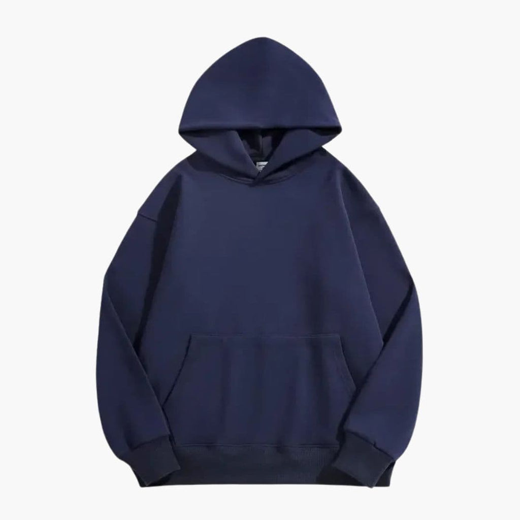 Men's Adjustable Hooded Sweatshirt with Kangaroo Pocket – Comfortable Pullover Hoodie for Casual Wear 0
