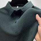 Men's Anti-Crease Polo Shirt, Lightweight Breathable Short Sleeve Top, Classic Collar, Sizes S-4XL 2