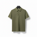 Men's Anti-Crease Polo Shirt, Lightweight Breathable Short Sleeve Top, Classic Collar, Sizes S-4XL