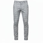 Men's Chino Pants with Diamond Pattern – Comfortable Slim Fit Casual Trousers in Stretch Fabric, Available in 4 Colors 4