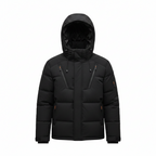 Men's Down Jacket with Detachable Hood – Warm and Durable Mens Winter Jacket for Extreme Cold Protection