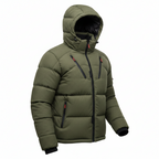 Men's Down Jacket with Detachable Hood – Warm and Durable Mens Winter Jacket for Extreme Cold Protection