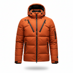 Men's Down Jacket with Detachable Hood – Warm and Durable Mens Winter Jacket for Extreme Cold Protection