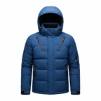 Men's Down Jacket with Detachable Hood – Warm and Durable Mens Winter Jacket for Extreme Cold Protection 4