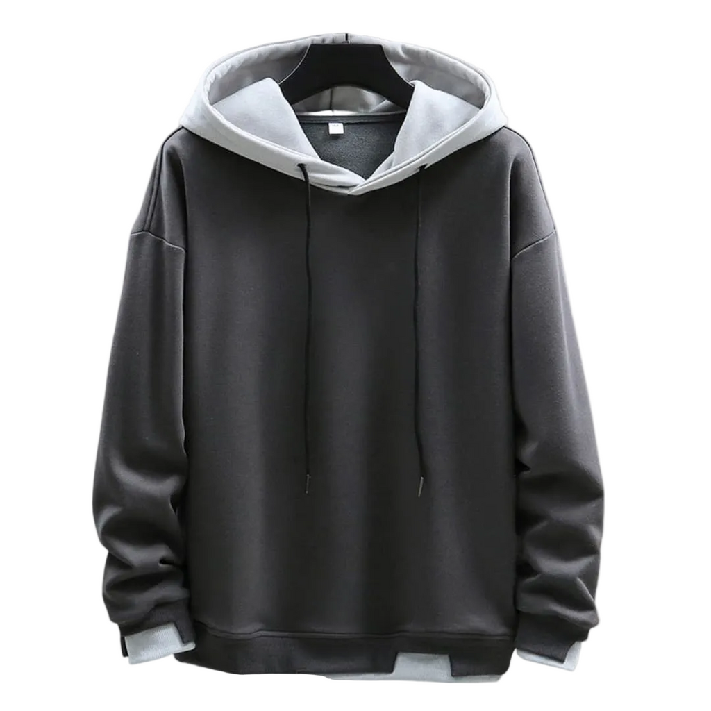Men's Drawstring Hoodie with Kangaroo Pocket – Comfortable Everyday Wear, Relaxed Fit, Long Sleeves, Adjustable Hood 0