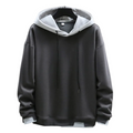 Men's Drawstring Hoodie with Kangaroo Pocket – Comfortable Everyday Wear, Relaxed Fit, Long Sleeves, Adjustable Hood 0