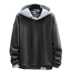 Men's Drawstring Hoodie with Kangaroo Pocket – Comfortable Everyday Wear, Relaxed Fit, Long Sleeves, Adjustable Hood 0