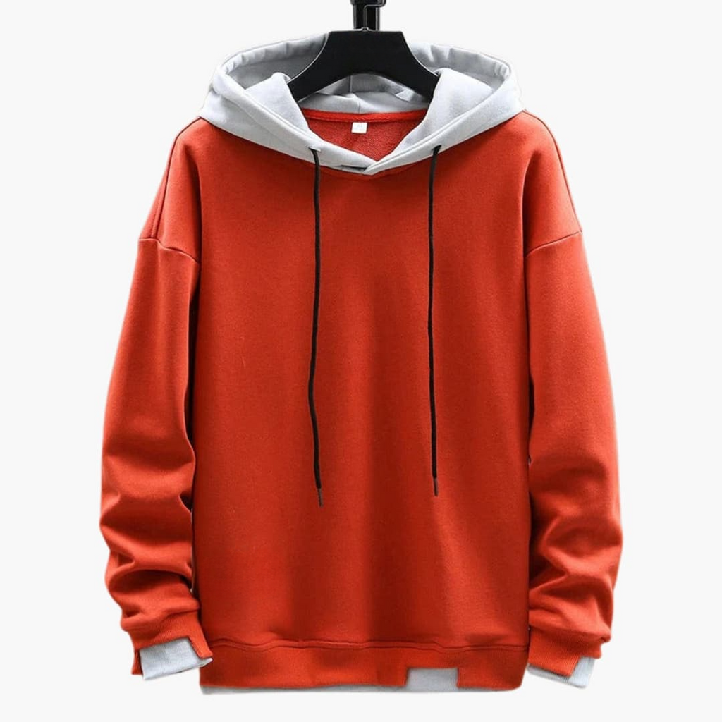 Men's Drawstring Hoodie with Kangaroo Pocket – Comfortable Everyday Wear, Relaxed Fit, Long Sleeves, Adjustable Hood 1
