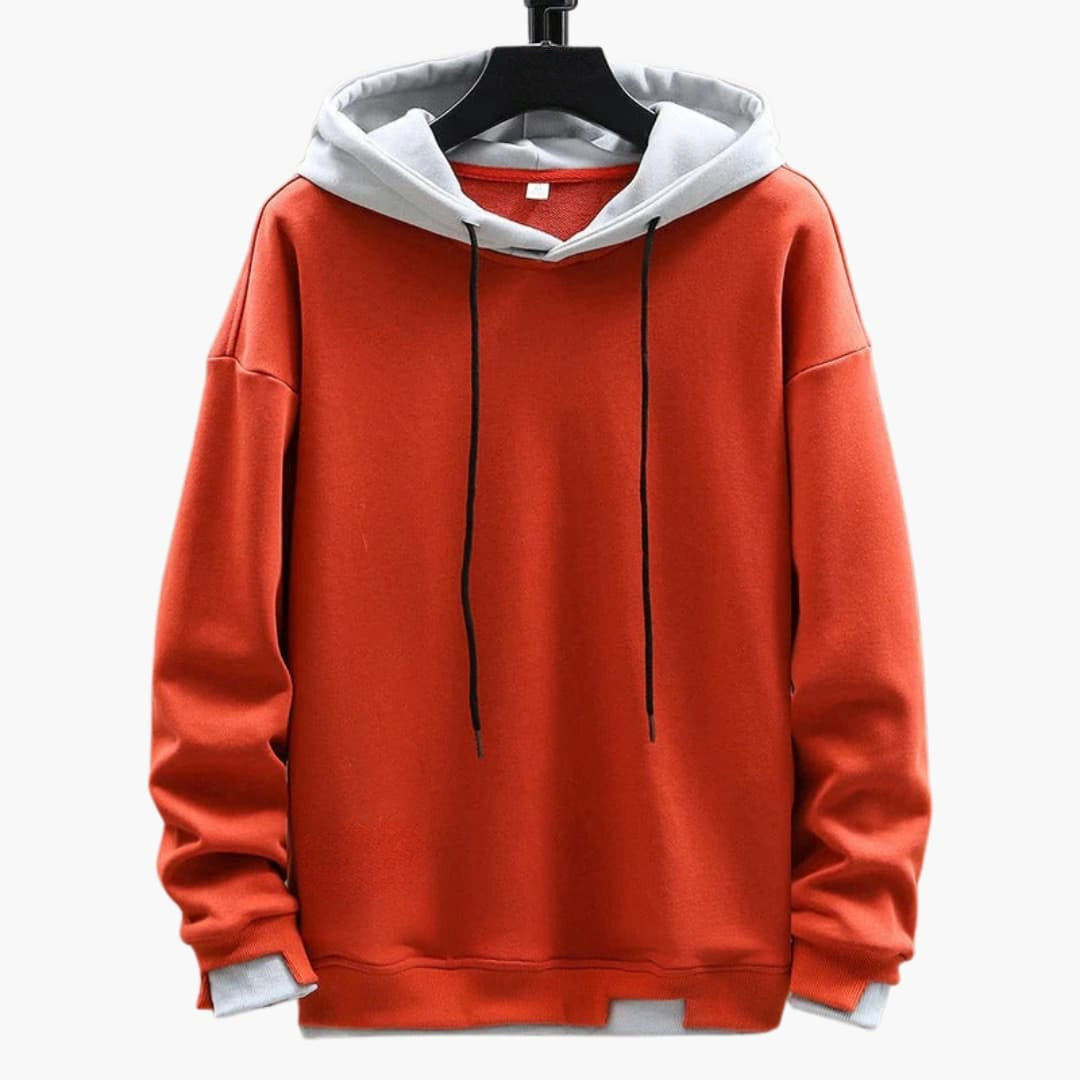 Men's Drawstring Hoodie with Kangaroo Pocket – Comfortable Everyday Wear, Relaxed Fit, Long Sleeves, Adjustable Hood 1