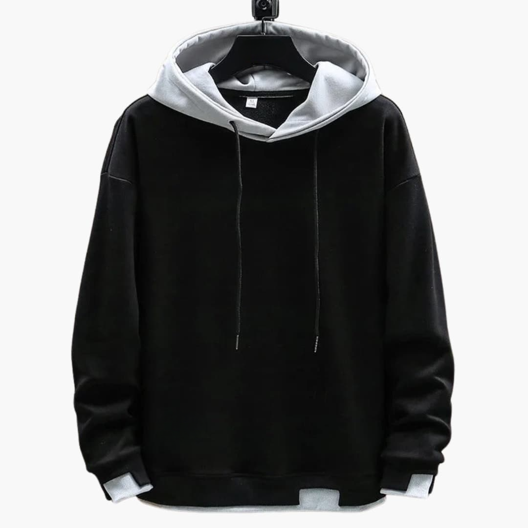 Men's Drawstring Hoodie with Kangaroo Pocket – Comfortable Everyday Wear, Relaxed Fit, Long Sleeves, Adjustable Hood 2