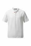 Men's Linen T-Shirt – Lightweight Breathable Summer Shirt, Comfortable Fit, Available in Sizes M-5XL 0