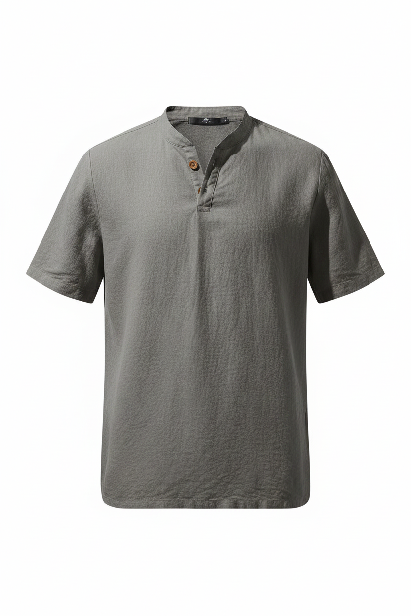 Men's Linen T-Shirt – Lightweight Breathable Summer Shirt, Comfortable Fit, Available in Sizes M-5XL