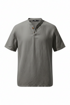Men's Linen T-Shirt – Lightweight Breathable Summer Shirt, Comfortable Fit, Available in Sizes M-5XL