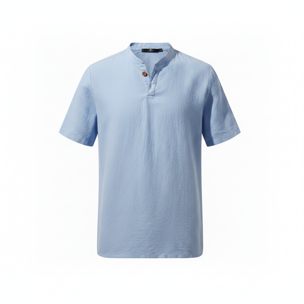 Men's Linen T-Shirt – Lightweight Breathable Summer Shirt, Comfortable Fit, Available in Sizes M-5XL