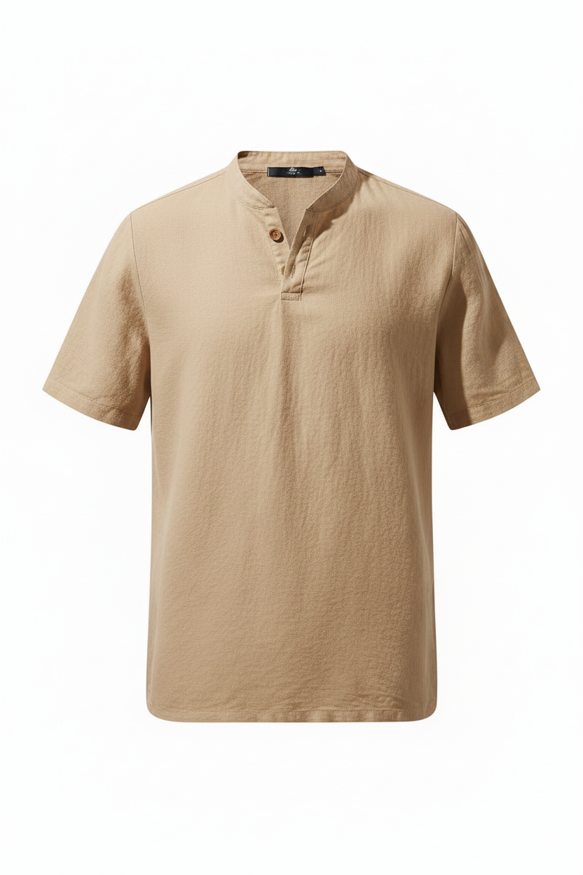 Men's Linen T-Shirt – Lightweight Breathable Summer Shirt, Comfortable Fit, Available in Sizes M-5XL