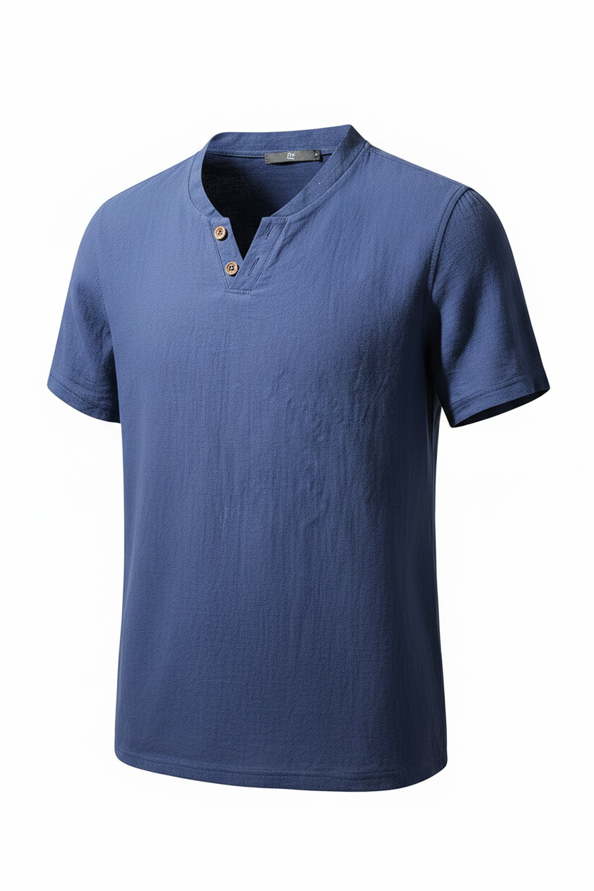 Men's Linen T-Shirt – Lightweight Breathable Summer Shirt, Comfortable Fit, Available in Sizes M-5XL