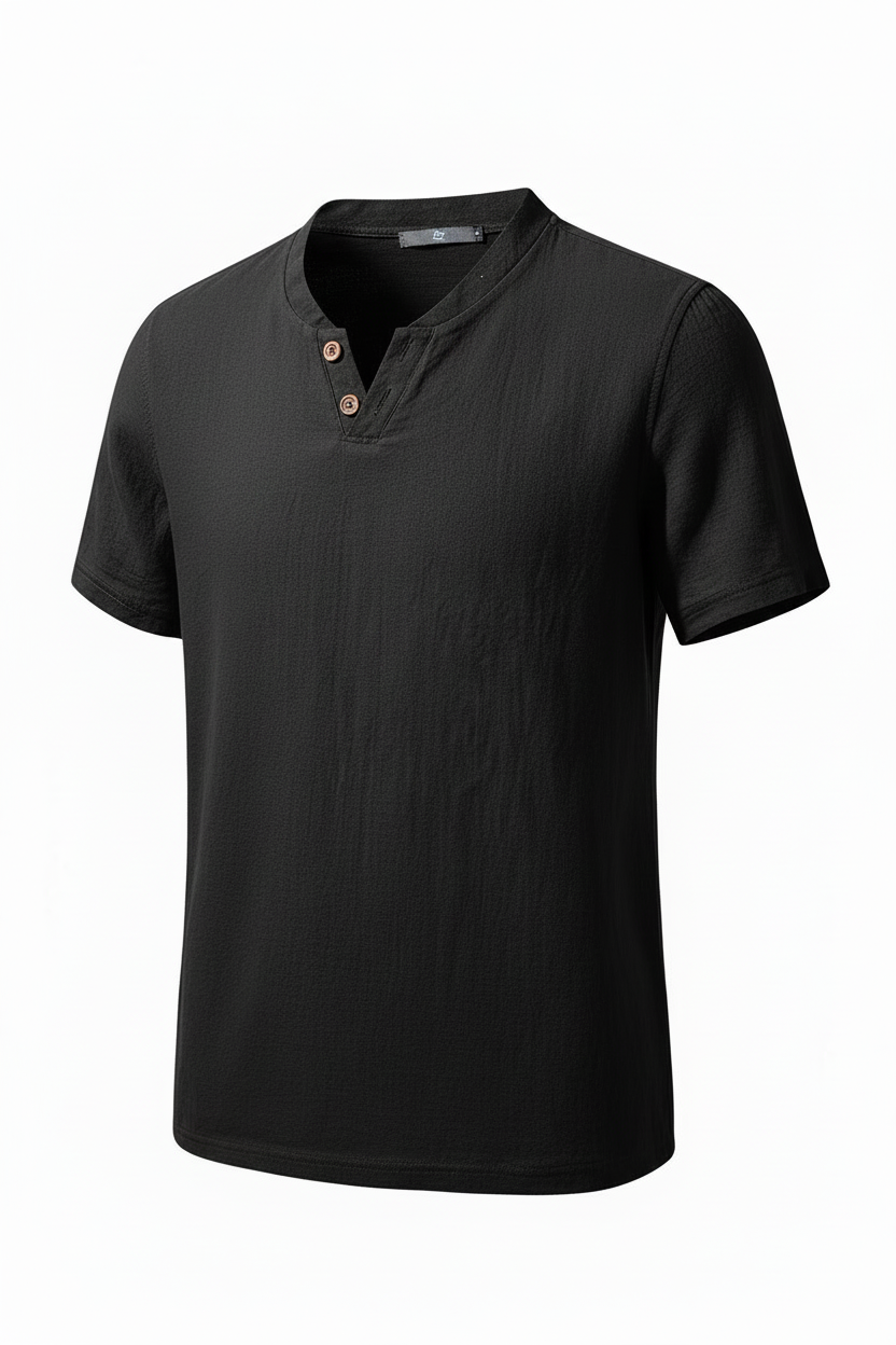 Men's Linen T-Shirt – Lightweight Breathable Summer Shirt, Comfortable Fit, Available in Sizes M-5XL