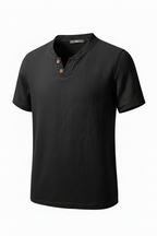 Men's Linen T-Shirt – Lightweight Breathable Summer Shirt, Comfortable Fit, Available in Sizes M-5XL