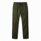 Men's Linen Trousers with Elastic Waistband – Breathable Summer Pants in 8 Colors