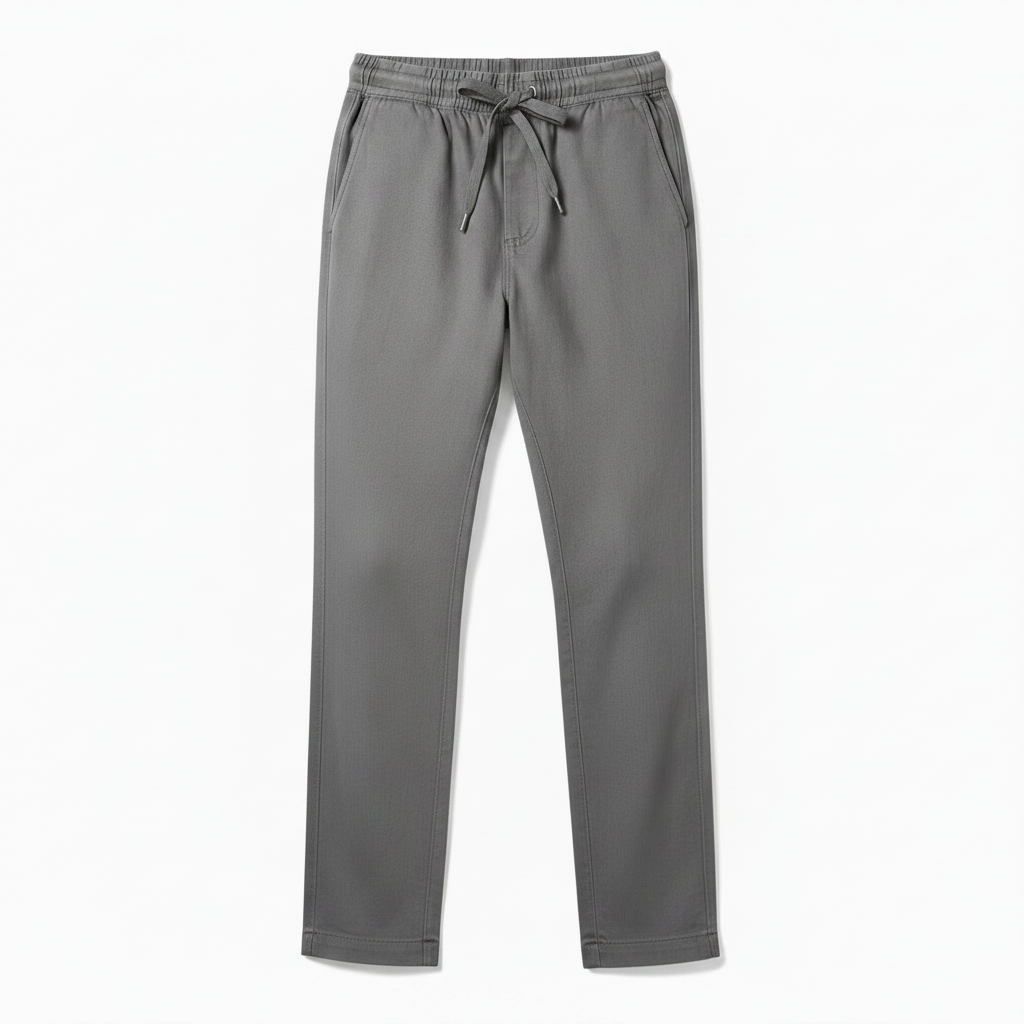 Men's Linen Trousers with Elastic Waistband – Breathable Summer Pants in 8 Colors