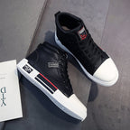 Men's Modern High Shoes for Autumn and Winter – Comfortable Fit in Black and White, Adjustable Laces, Sizes 39-44 6