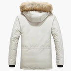 Men's Winter Jacket - Quilted Parka with Faux Fur Hood and Multiple Pockets - Warm Coats for Cold Weather 2