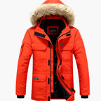 Men's Winter Jacket - Quilted Parka with Faux Fur Hood and Multiple Pockets - Warm Coats for Cold Weather 5
