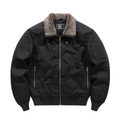 Men's Zip Up Bomber Jacket with Structured Collar – Versatile Summer Outerwear, Comfortable Fit, Available in Multiple Sizes 0