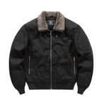 Men's Zip Up Bomber Jacket with Structured Collar – Versatile Summer Outerwear, Comfortable Fit, Available in Multiple Sizes 0