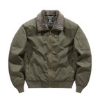 Men's Zip Up Bomber Jacket with Structured Collar – Versatile Summer Outerwear, Comfortable Fit, Available in Multiple Sizes 1