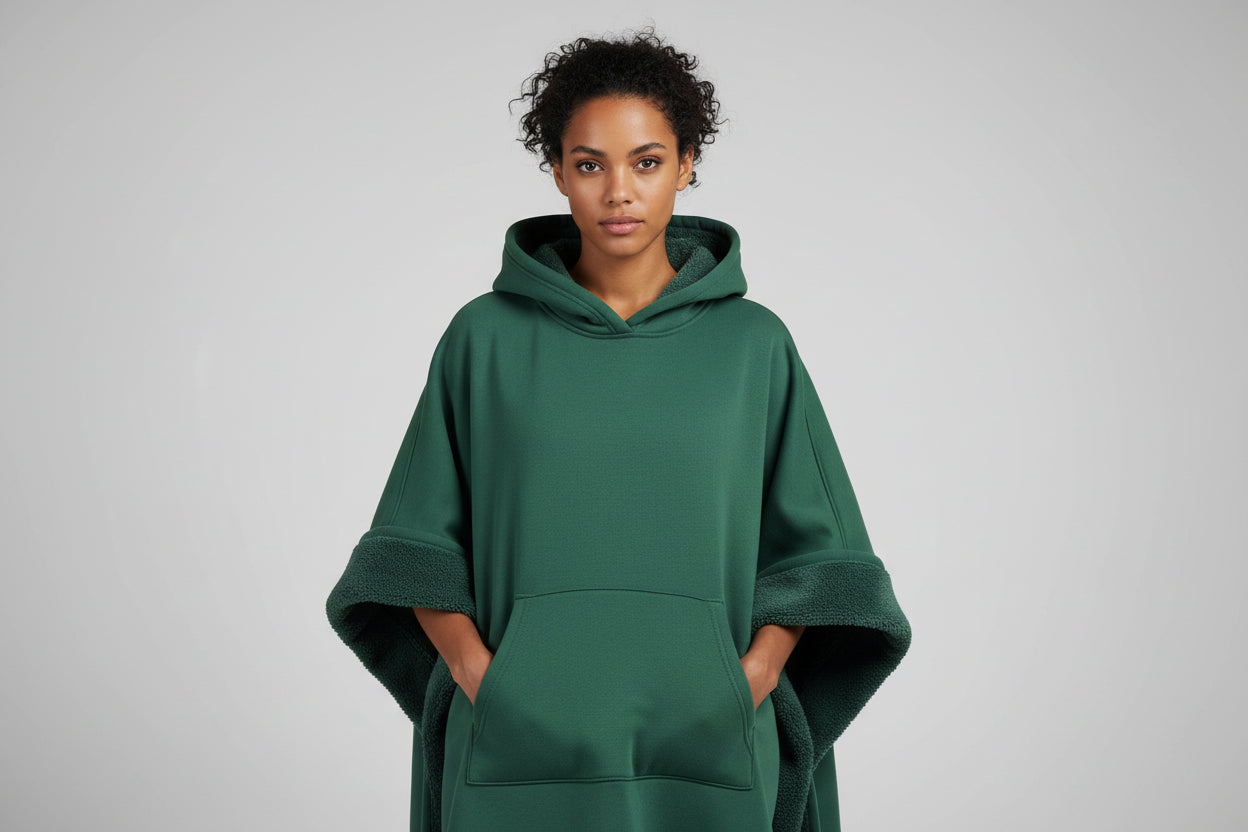 Oversized Hoodie Blanket in Soft Plush Fabric – Cozy Hooded Blanket for Lounging, Relaxation, and Travel 1