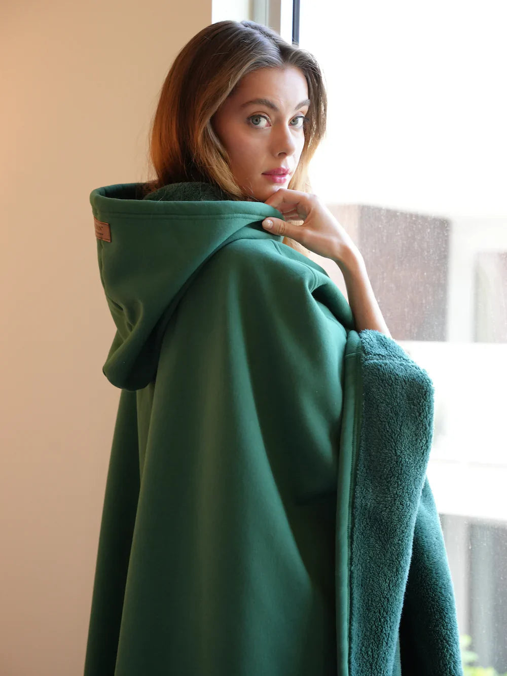 Oversized Hoodie Deken van Zachte Fleece voor Ultiem Comfort en Warmte - Ademend en Machinewasbaar, One Size Fits All 1