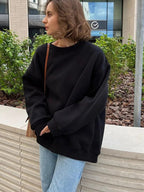 Oversized Trui Dames van Zachte Stof - Comfortabele en Stijlvolle Sweater voor Elk Seizoen 0