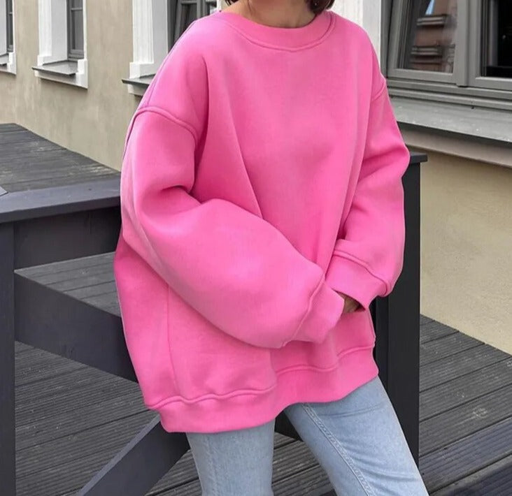 Oversized Trui Dames van Zachte Stof - Comfortabele en Stijlvolle Sweater voor Elk Seizoen 3