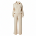 Soft Womens Lounge Set – Comfortable Relaxed Fit Loungewear Top and Bottoms in Multiple Colors 0