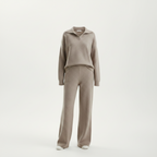 Soft Womens Lounge Set – Comfortable Relaxed Fit Loungewear Top and Bottoms in Multiple Colors 3
