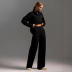 Soft Womens Lounge Set – Comfortable Relaxed Fit Loungewear Top and Bottoms in Multiple Colors 7
