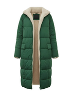 Stijlvolle Gewatteerde Dames Jas met Capuchon - Lange Herfstjas voor Comfort en Warmte 5