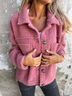 Stijlvolle Herfstjas voor Dames met Praktische Zakken en Warmte - Comfortabel en Zacht Materiaal, Verkrijgbaar in Diverse Maten en Kleuren 3