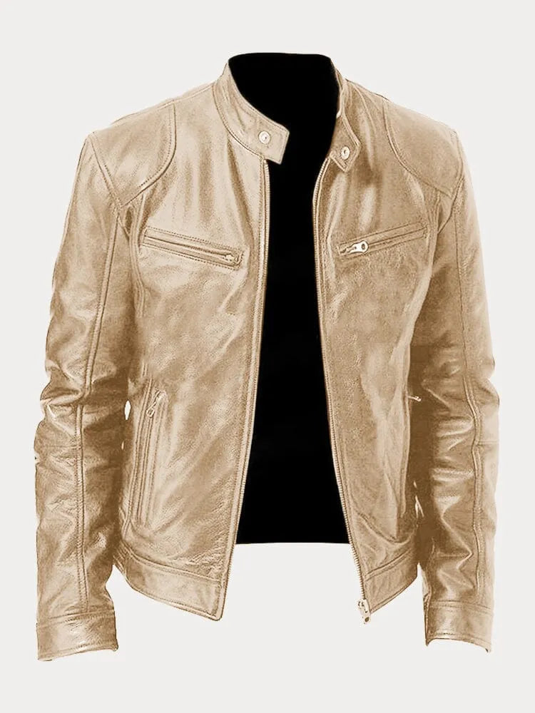 Stylish PU Leather Biker Jacket for Women – All Seasons, Comfortable Fit, Multiple Colors Available 5