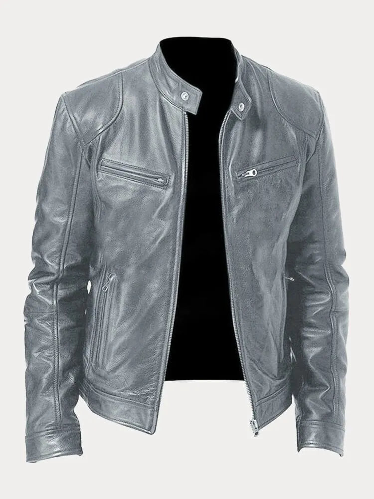 Stylish PU Leather Biker Jacket for Women – All Seasons, Comfortable Fit, Multiple Colors Available 6