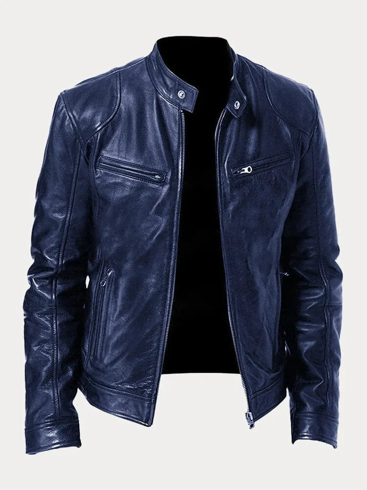 Stylish PU Leather Biker Jacket for Women – All Seasons, Comfortable Fit, Multiple Colors Available 8